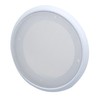 White Round Grills Cover Metal Mesh Speaker Replacement for 4