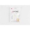 Loop Queen Shoelaces 1 Pair Flat Cotton White Shoe Laces