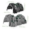 jojofuny 2Pcs Train Tunnel Model Realistic Cave Accessory for Railway