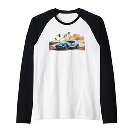 Supra Sports Car Raglan Baseball Tee