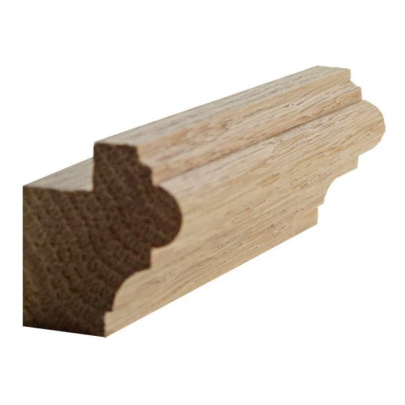 EWLR13 Kitchen Cabinet Light Rail 1-1/2" x 1-3/8" Trim. Unfinished,