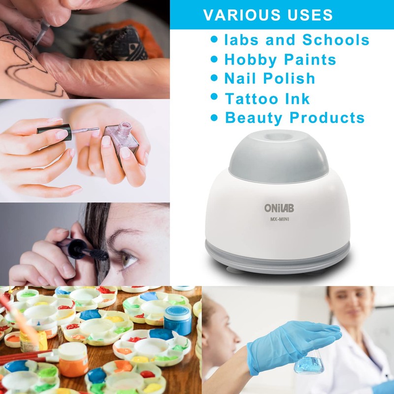 ONiLAB Mini Vortex Mixer with Touch Function, Lab Mixing, Nail