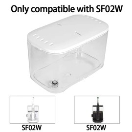Replacement Parts for Waterflosser Oral Irrigator Dental Compatible with Waterpik Sonic Fusion Portable Water Flosser SF-02W SF-02 Reservoir Gasket Valve (SF-02 White Tank)