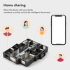 Smart Thermostat Black App Remote Control Timing Energy Saving High