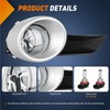 Nilight Fog Lights Assembly Compatible with 2008 2009 2010 2011