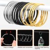 40 Pieces of Curtain Rings Metal, 50mm Curtain Rings for