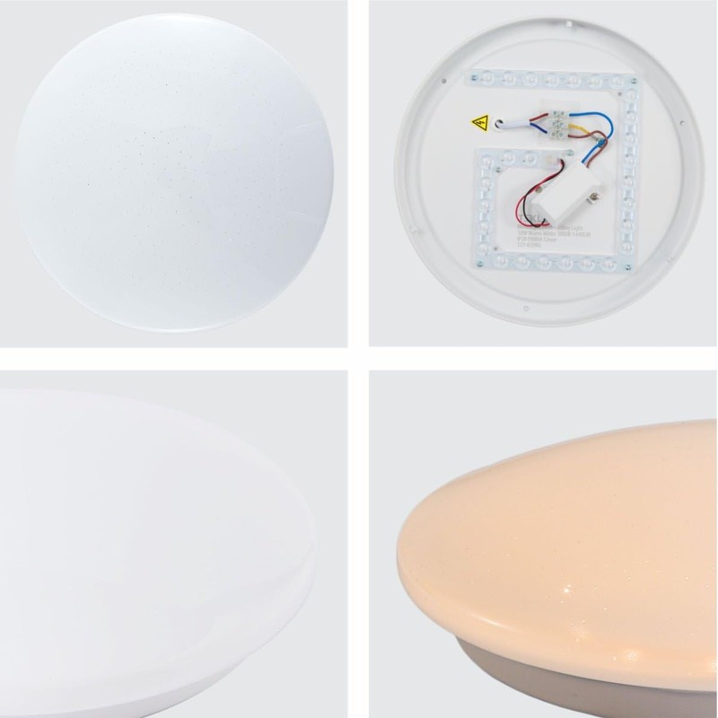 TEKLED® Moonlight Flush Ceiling Light | Non-Yellowing PMMA Cover |