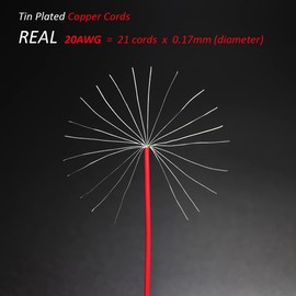 Breadboard Jumper Wires 20AWG, Bestlus Exclusives Jumper Cables Wires 10CM F/F 10 Colors Pack of 120 Square Head 0.1'' (4'', F/F)