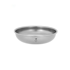 Keith Titanium Plate 150ml~450ml Outdoor Tableware Camping Plate Travelling Ultra Light Bowl (350ml-Ti5366)