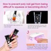 ROSALIND Poly Nail Gel Colors Kit -14 Colors +72 Nail