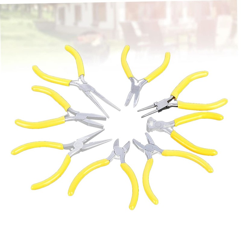 Gadpiparty 8Pcs Mini Plier Durable Needle Nose Pliers for Jewelry