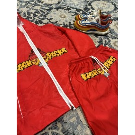 Marlboro Red & Yellow Short Set windbreaker