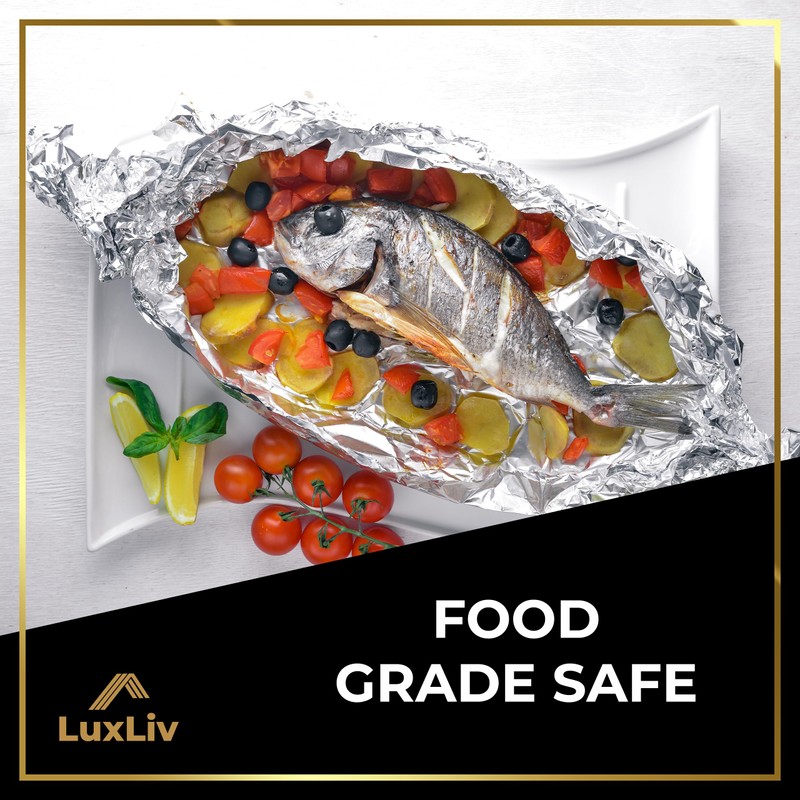 Extra Wide Aluminum Foil Roll Heavy Duty – 18in x