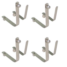 TAODAN 8PCS Stainless Steel Double Pin Spring Button Clip Push Button Clip Tent Pole Kayak Paddle Spring Snap Clips Locking Tube Pin