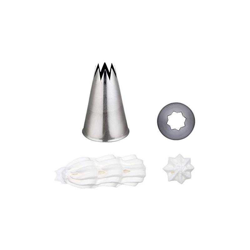 thermohauser Star nozzle set (stainless steel), L and XXL, diameter