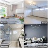 PATIKIL 3" Round Soffit Air Vents, 2 Pcs PVC Louver
