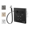 DR.IT 15 Amp Universal Wall Outlet, 35W GaN Fast Charging
