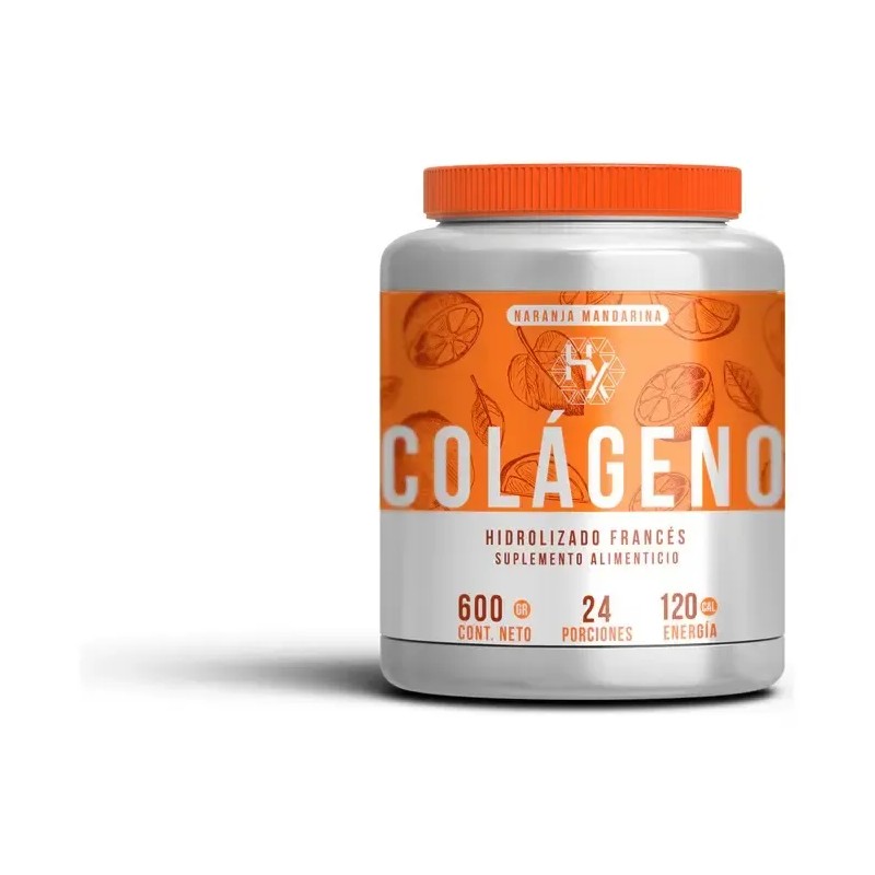 Colageno Hiddrolizado Frances Holix Lab 600gr 24 Servicios Sabor Naranja
