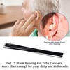 Daryunk 15pcs Deep Ear Canal Hearing Aid Cleaning Kit, Reusable