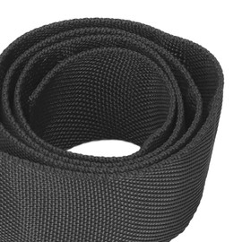 Winch rope protector,Polyester Winch Rope Protective Sleeve Black Universal for 3cm/1.18in Width Cable Line Synthetic Winch Rope Line Cable Protective Sleeve(2M) rope protector