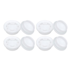 sourcing map 8Pcs Bung Cap, 2'' Bung Caps, Plastic Bung Hole Caps, Fine Thread Drum Bung Hole Cap for Plastic Drum, Fuel Tank, Household Bucket Caps and Oil Tank