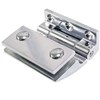 Di Vapor (R) 90 Degree Wall Mounted Shower Door Glass
