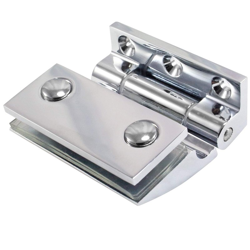 Di Vapor (R) 90 Degree Wall Mounted Shower Door Glass
