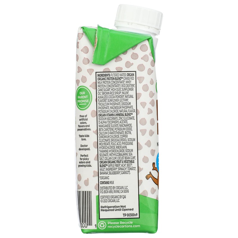 ORGAIN SHAKE HLTHY KID CHOCOLATE ORG,, 8.25 Ounce ()