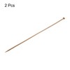 HARFINGTON 5mm Bamboo Knitting Needle Straight Single Pointed 13.8 Inch