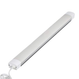 Good Earth Lighting 24-Inch Under Cabinet Light - LED Light Bar - Linkable Outlet - Under Counter Lighting - Damp Location - 2000 Lumens - 4000K - 50,000 Hour Rated Lamp Life - IP20 - White Finish