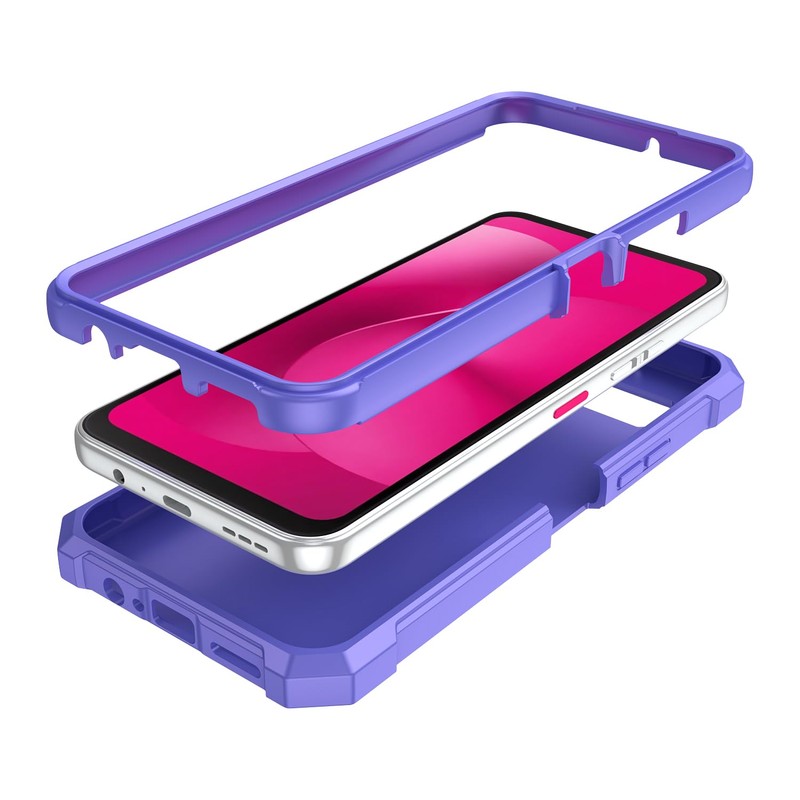 WODAF Case Compatible with T-Mobile REVVL 8, with Screen Protector