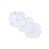 Noukie's - Pack of 3 Bibs - Jersey - Ecru
