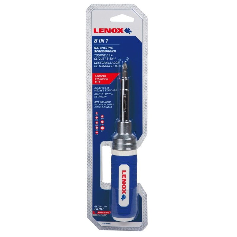 Lenox 8-In-1 Ratcheting Screwdriver
