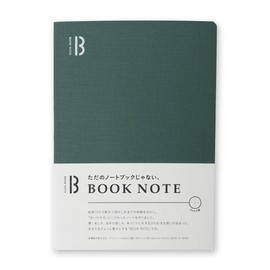 Watanabe Binding Notebook, A5, Square 0.2 inches (5 mm), Book Notebook, Forest Green, BN-A5-G-GR