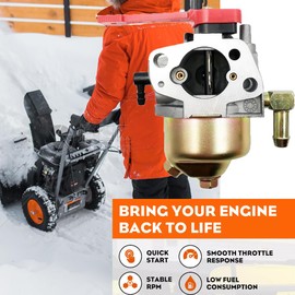 IBVIBV Huayi OEM Carburetor Carb Compatible with Craftsman Model 247.887800 247887800 snowblower Replacement Part