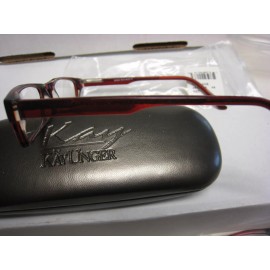 CARAVAGGIO EYEGLASS FRAMES Style SADIE in RED  Sz. 51-17-140   Free UNGER CASE