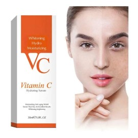 Sérum De Vitamina C, Ácido Hialurónico, Rosas, Hidratante, A