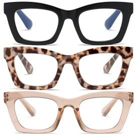 Oprah- Readers for Women - Stylis Style Reading Glasses with Blue Light Blocking and Spring Hinge