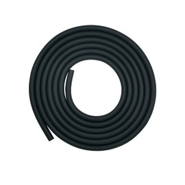 YAMAKATO 10 Feet 1/4 Inch ID Fuel Line Hose for Kawasaki Kohler Briggs & Stratton Small Gas Diesel Powersports Engines and Generators w/ 20 Clamp Rubber Black