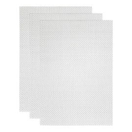 sourcing map 3pcs 10 Mesh Hardware Cloth, 8.3x11.8 Wire Mesh 304 Stainless Steel Rust-proof Fine Wire Mesh Screen for DIY Projects, Vent, Cage, Garden, Window Screen, Filter Mesh