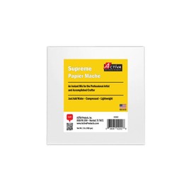ACTIVA Supreme Papier Mache – A Premium Instant Mix for The Professional Artist and Passionate Crafter - 2 Lbs - Made in The USA - No Tariffs.
