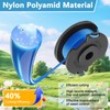 Foydream Pack of 10 grass trimmer spool, replacement thread spool,