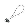 JCBIZ 5PCS Elastic Cable Tie Adjustable Button Tightening Strap 2.5mm