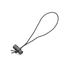 JCBIZ 5PCS Elastic Cable Tie Adjustable Button Tightening Strap 2.5mm Thick x 15 cm Multifunctional Cord Organizer for Securing Waterproof Cloth Awnings Tent Banners