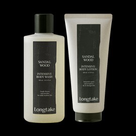 Longtake [롱테이크]샌달우드 인텐시브 바디워시+바디로션 [Longtake] Sandalwood Intensive Body Wash + Body Lotion