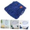 Kisangel Decorative Wall Hanging Fishing Net Mediterranean Cotton Photo Props