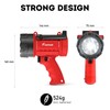Favour LED hand light, high-quality searchlight with stand, diving waterproof,