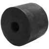 Wake Industry EK0009 Cushion Rubber Black Diameter 2.6 x Height