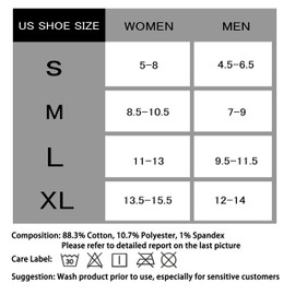 CS CELERSPORT Cushion No Show Tab Athletic Running Socks for Men and Women (6 Pairs),Medium, Black+Grey