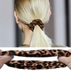 Nzexlyva 2 PCS Leopard Print Scrunchie Set, Oversized Print Hair